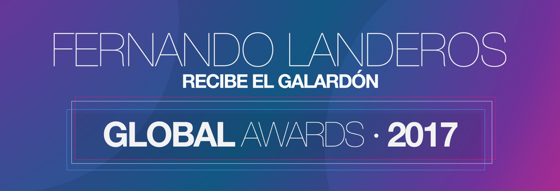 The Global Awards galardonó a Fernando Landeros