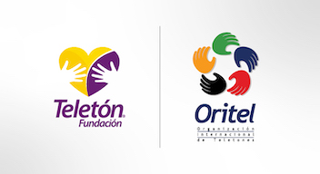 Logos de Fundación Teletón México y de la Organización Internacional de Teletones