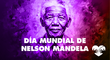 Ilustración de Nelson Mandela
